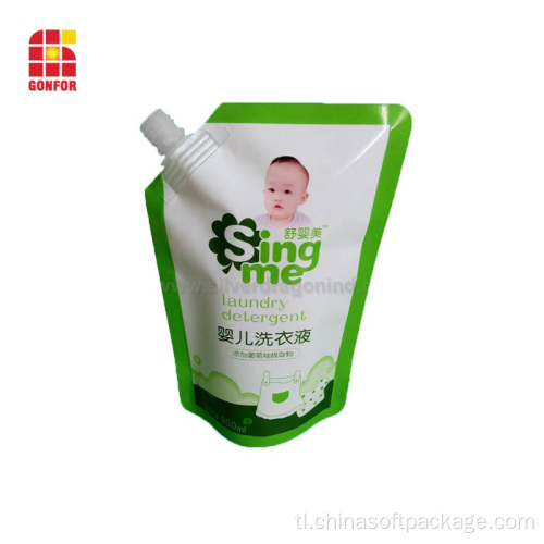 Spout pouch para sa likidong naglilinis ng packaging